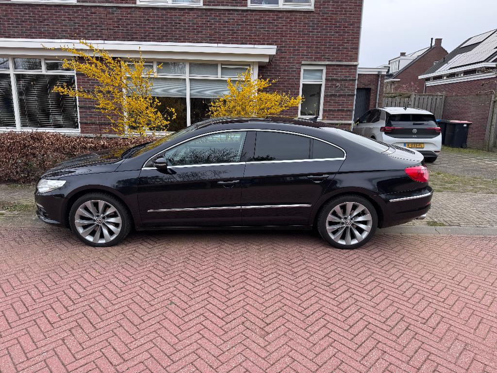 Volkswagen Passat 1.8 TSI 2009 - Adapt. CC, airco, autom, Auto's, Passat CC, Zwart, 4 cilinders, Zwart