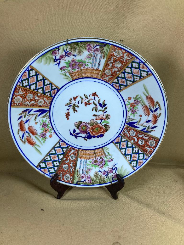 Grote porseleinen Imarie schaal, Ophalen of Verzenden