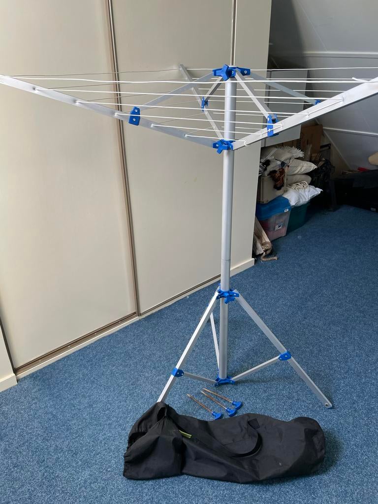 Droogmolen met voet en draagtas, Ophalen of Verzenden, Zo goed als nieuw, Droogmolen