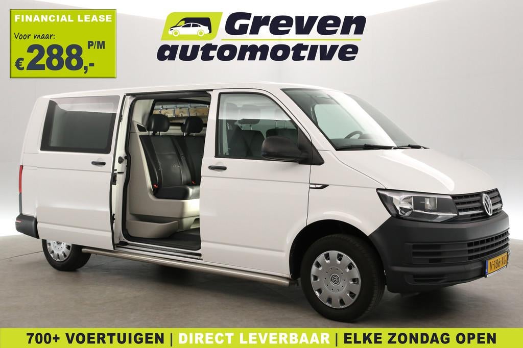 Volkswagen Transporter 2.0 TDI 140PK L2H1 | 62dKM | DC | 6 Z, Auto's, Bestelauto's, Voorwielaandrijving, Gebruikt, Euro 6, 4 cilinders