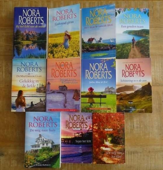 11 boeken van Nora Roberts Harlequin romans € 2,50 p/st, Ophalen of Verzenden, Zo goed als nieuw, Nora Roberts, Nederland
