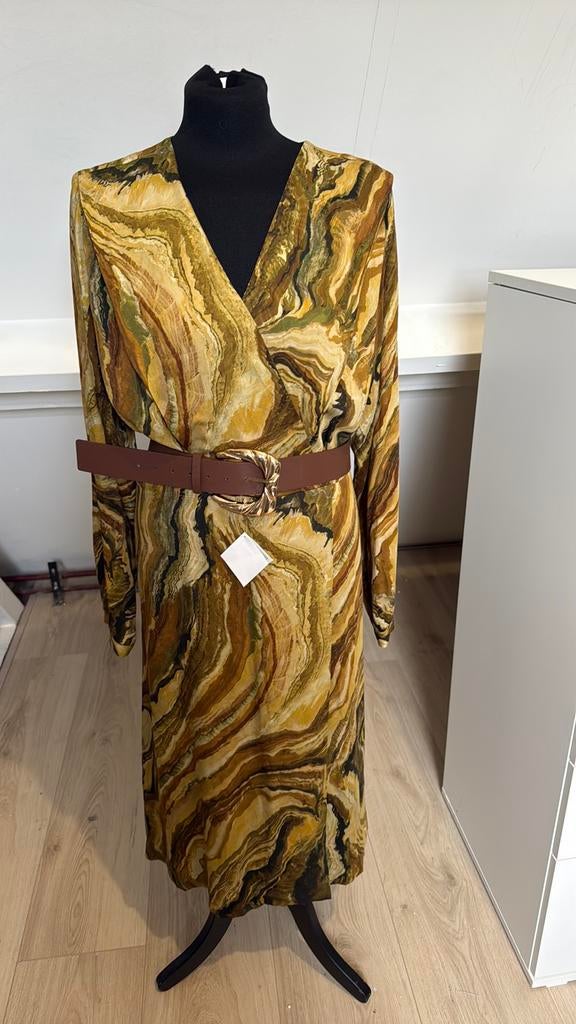 Claudia strater nieuwe jurk 42, Ophalen of Verzenden, Zo goed als nieuw, Maat 42/44 (L), Blauw