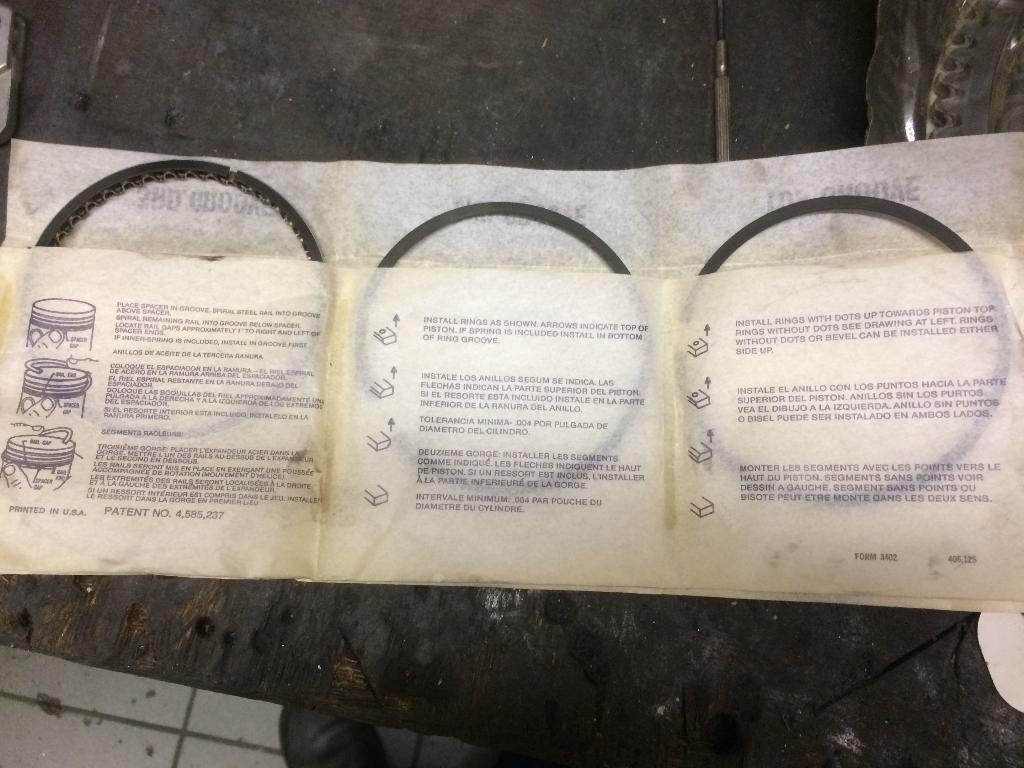 Harley shovelhead 1340, '78-'84 hastings moly zuigerveren, Ophalen