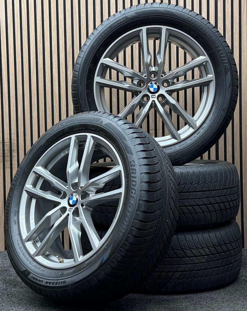 Originele 19 inch BMW X3 G01 X4 G02 698M 5x112 ET32 Runflat, 245 mm, ., Banden en Velgen, Winterbanden