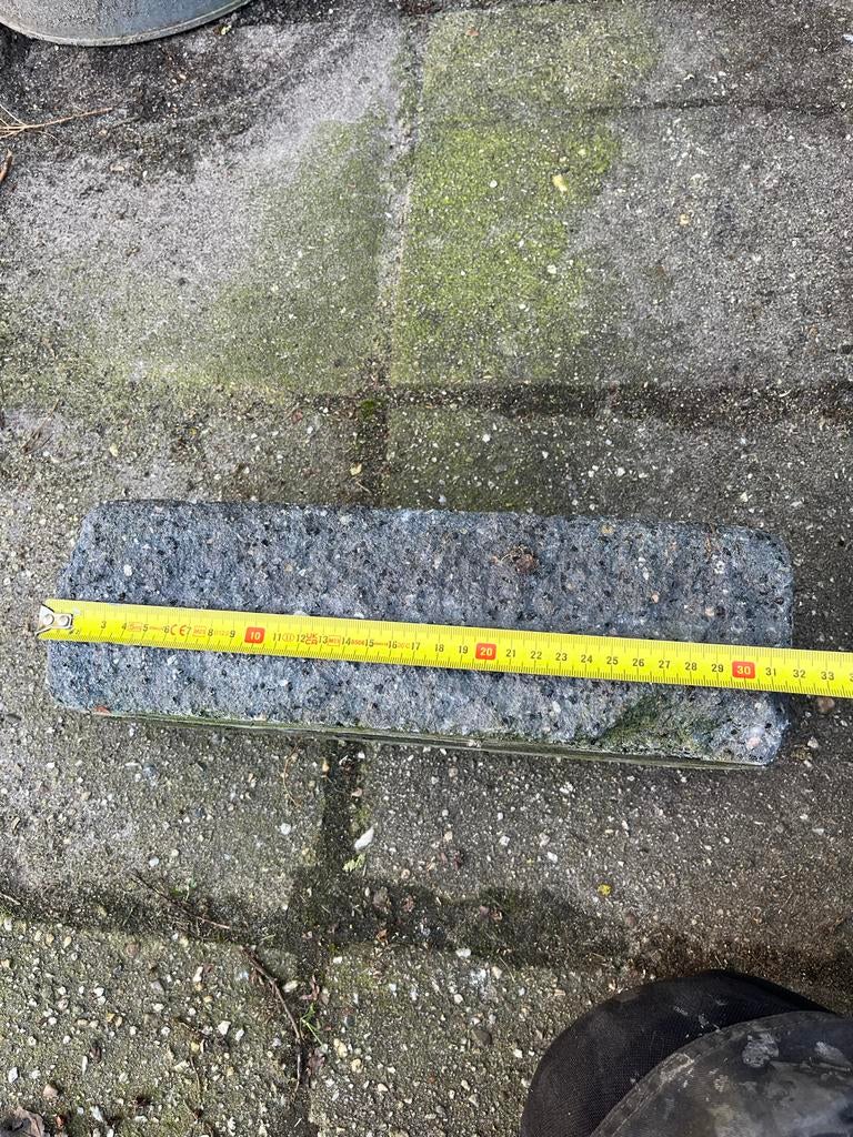 Betonblokken, tuinblokken, borderblokken gebruikt, Ophalen, Gebruikt, Beton, Overige typen