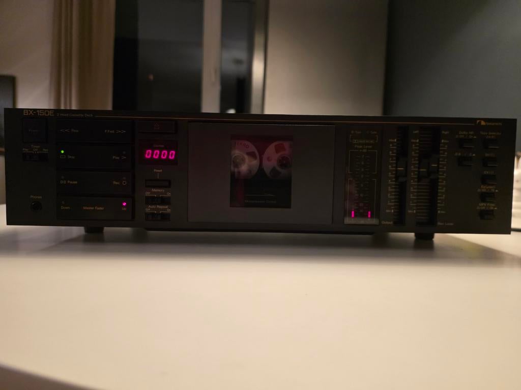 Nakamichi BX-150E 2 Head Cassette Deck - Eerste Eigenaar, Audio, Tv en Foto, Cassettedecks, Ophalen of Verzenden, Enkel, Overige merken