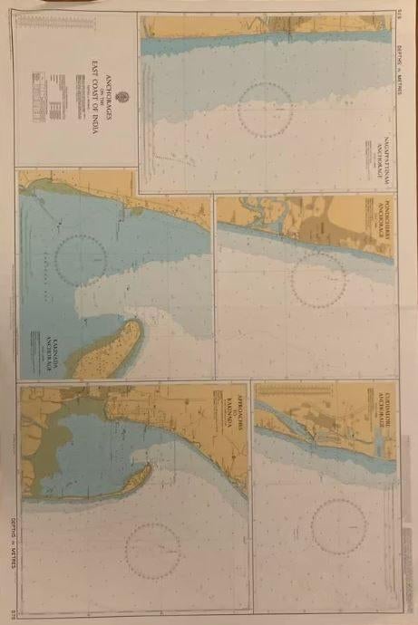 Zeekaarten India - Admirality, Ophalen of Verzenden, Gebruikt, Overige typen