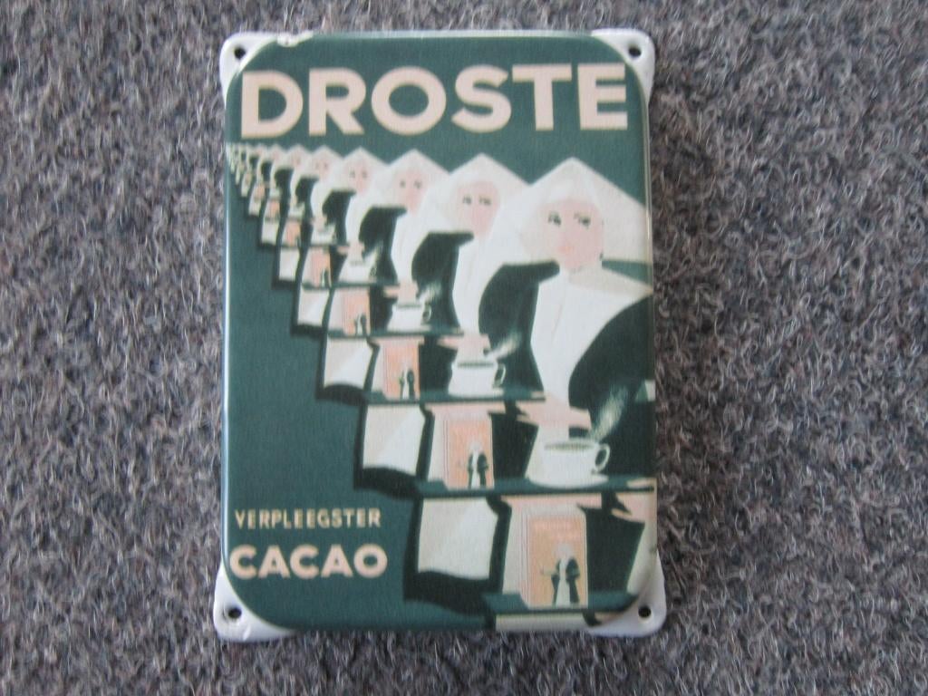 DROSTE EMAILLE RECLAMEBORD, Ophalen, Gebruikt, Reclamebord