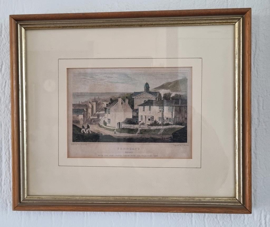 Antieke prent uit 1829 van George Shepherd, Ophalen of Verzenden, Landschap, Gravure, 1800 - 1899