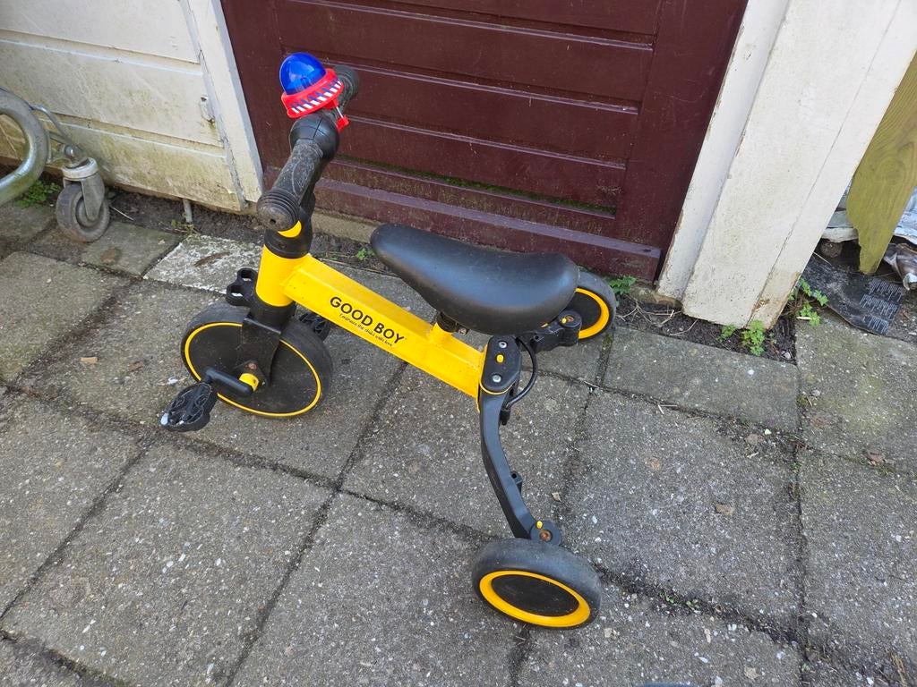 Gele loopfiets 3 in 1, Ophalen of Verzenden, Gebruikt, Overige typen