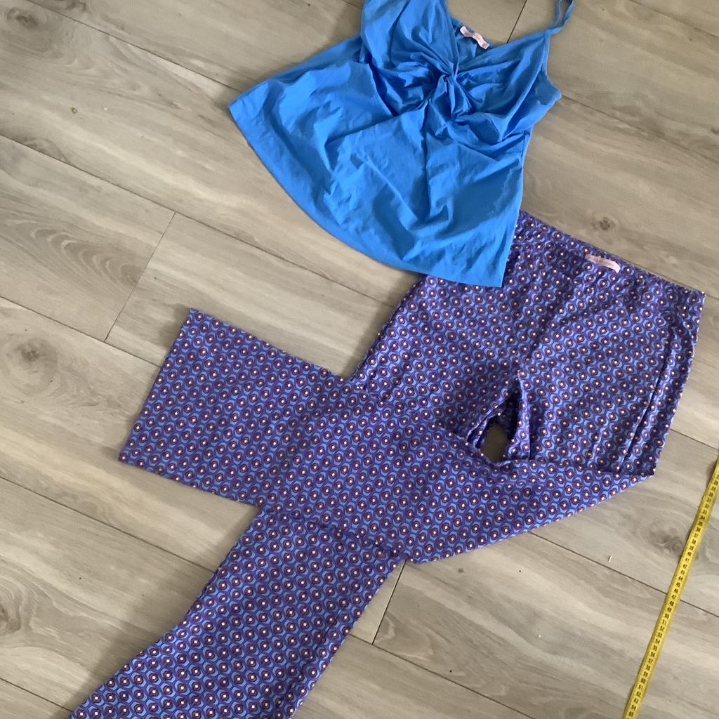 Studio Anneloes flair bonded travelstof broek M met top, Ophalen of Verzenden, Zo goed als nieuw, Lang
