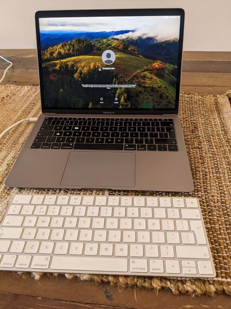 MacBook Air 13 inch (2018) - i5, 8GB RAM, 126GB SSD, Gebruikt, 8 GB, 13 inch, Minder dan 2 Ghz