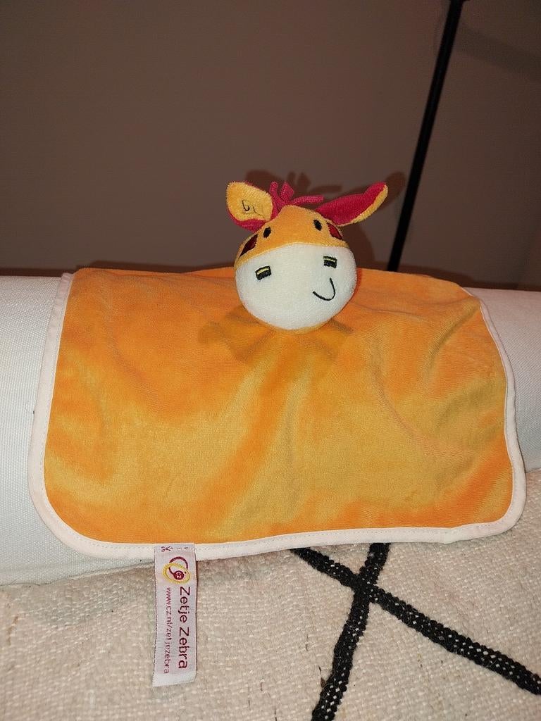 Zetje zebra zebra knuffeldoekje, Ophalen of Verzenden, Zo goed als nieuw, Overige typen