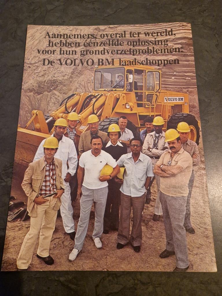 Volvo BM Wielladers Catalogus 1976 - Grondverzetmachines, Ophalen of Verzenden, Gelezen, Volvo BM, Catalogus