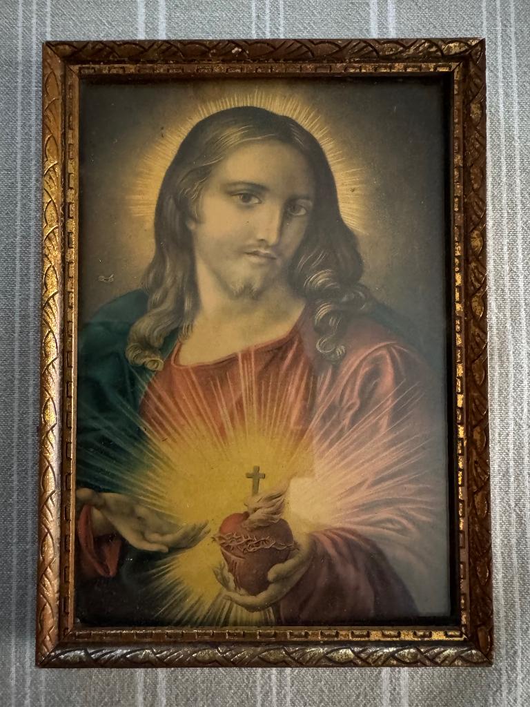 schilderij met heilige geest, Ophalen of Verzenden, Zo goed als nieuw