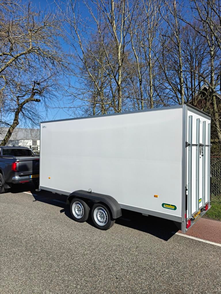 Demo Unsinn gesloten aanhanger met laadklep, Auto diversen, Aanhangers en Bagagewagens, Zo goed als nieuw, Ophalen of Verzenden