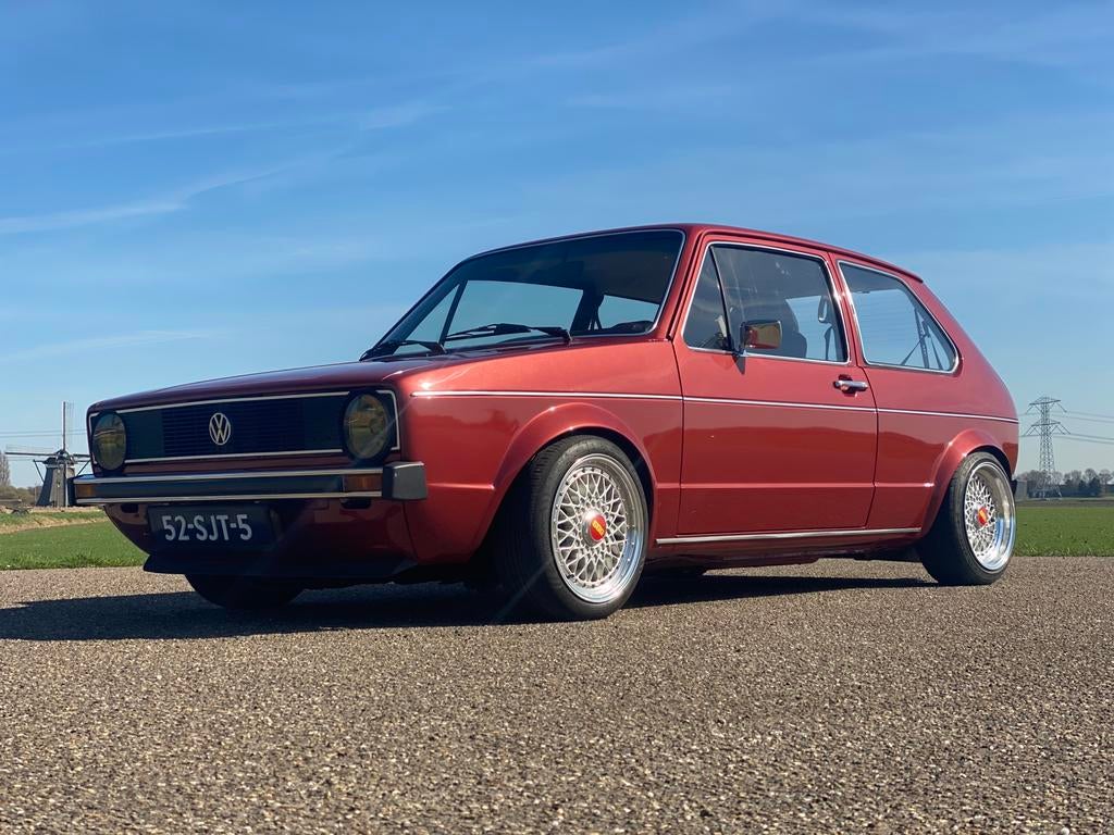 Mooie Volkswagen Golf 1 1983, Auto's, Voorwielaandrijving, Stof, 4 cilinders, Bedrijf