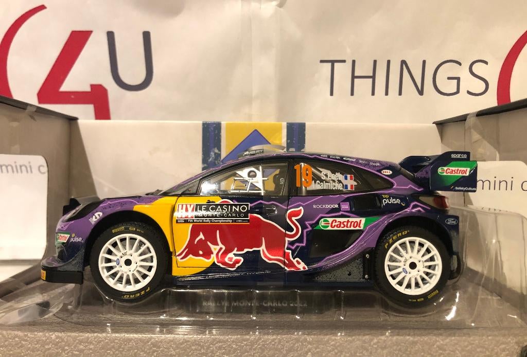 Solido 1:18 Ford Puma WRC Rally 1 winnaar Rally Monte Carlo, Hobby en Vrije tijd, Modelauto's | 1:18, Ophalen of Verzenden, Nieuw