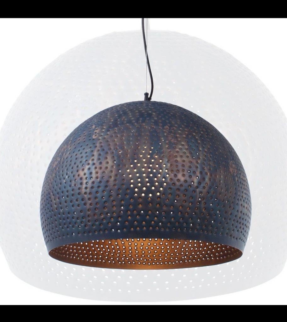 2x Hanglamp Fori roestbruin - nieuwprijs 159 per stuk, Huis en Inrichting, Lampen | Hanglampen, Ophalen, Gebruikt, Industrieel, Sfeervol