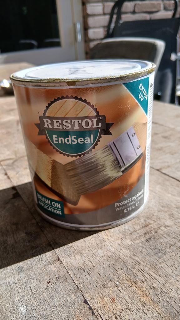 Houtbeschermingsmiddel, Gebruikt, Beits, Ophalen of Verzenden, Minder dan 5 liter