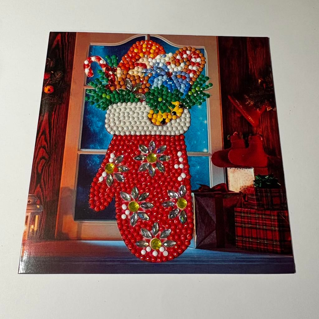 Diamond painting kerstkaart want, Hobby en Vrije tijd, Ophalen of Verzenden, Nieuw, Kerst