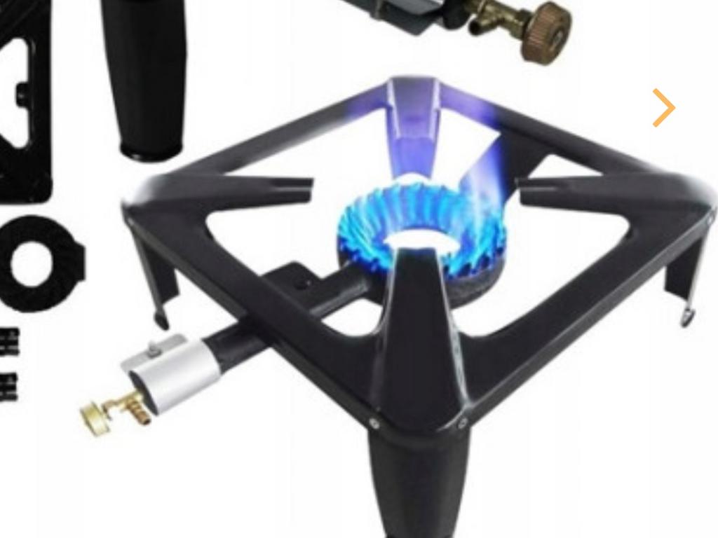 Wok of camping gas cookerv40/40 cm brander van gietijzer, Ophalen of Verzenden, Nieuw, Gas