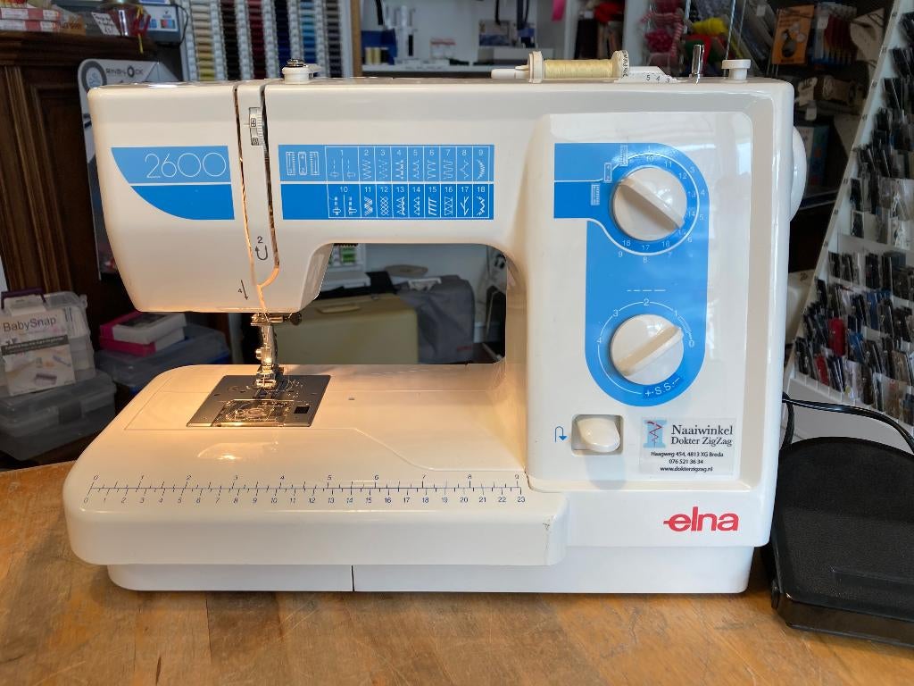 Elna 2600 naaimachine - Muisstil en precies!, Zwitserland, Elna, Info@elna.com, Ophalen