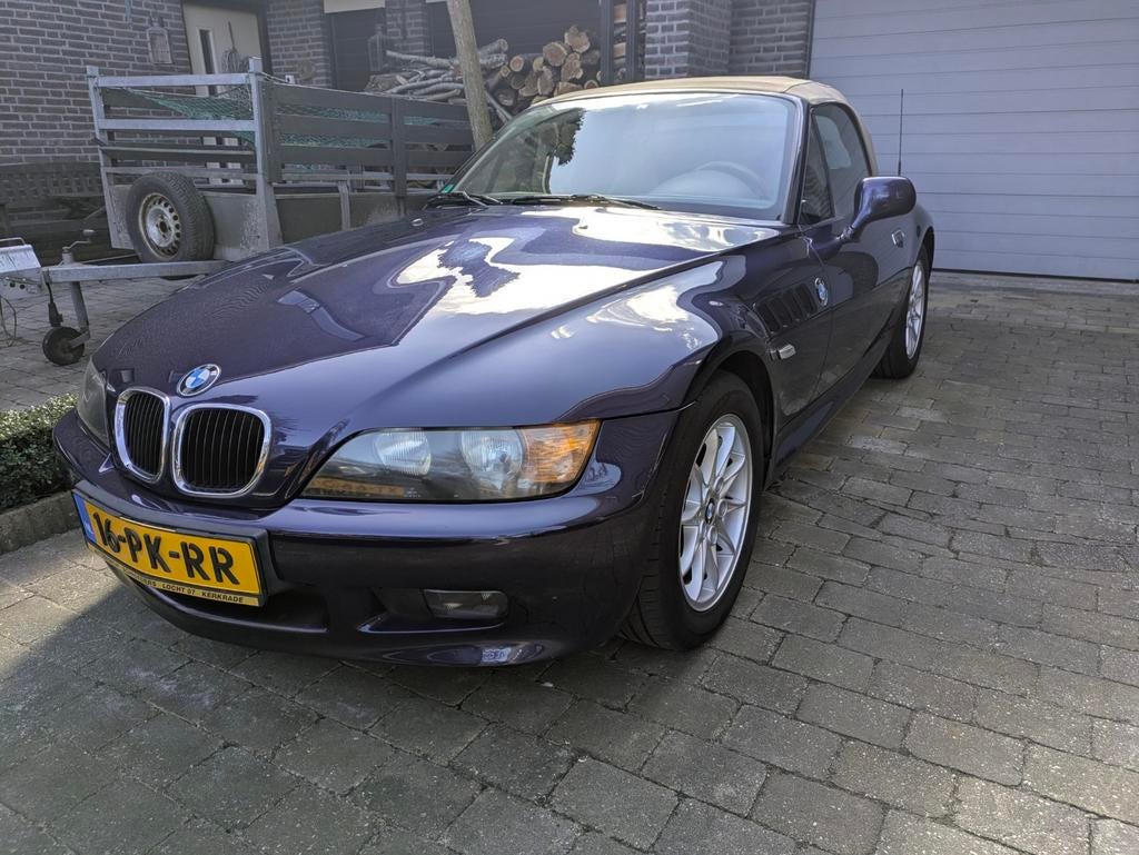 Super nette originele BMW Z3 1.9 automaat, Automaat, Achterwielaandrijving, Cabriolet, Blauw