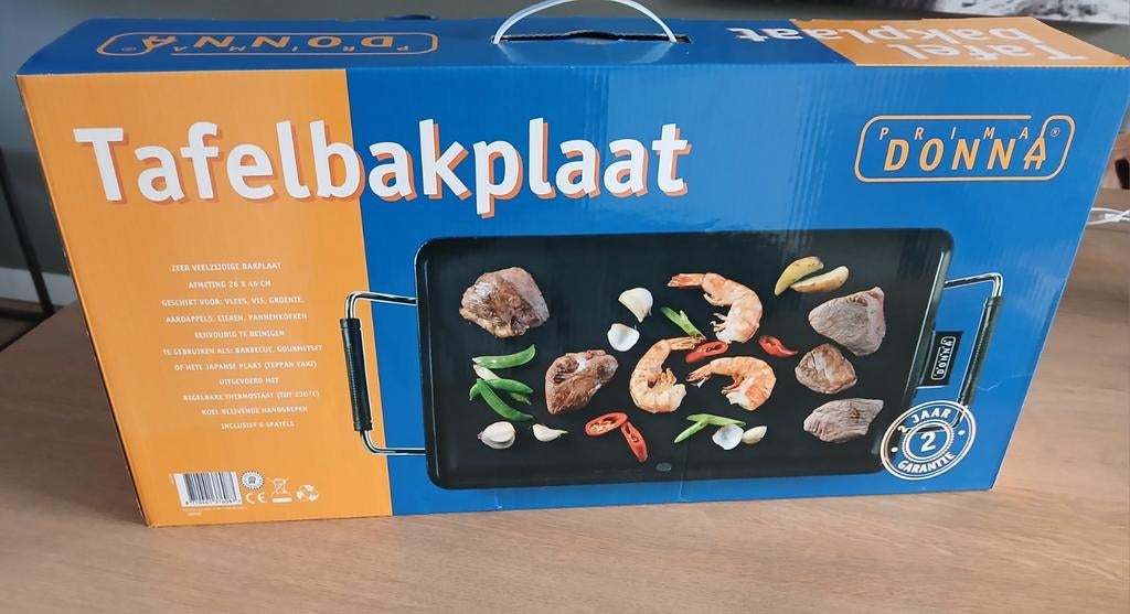 Prima Donna Tafelbakplaat, Ophalen, Nieuw
