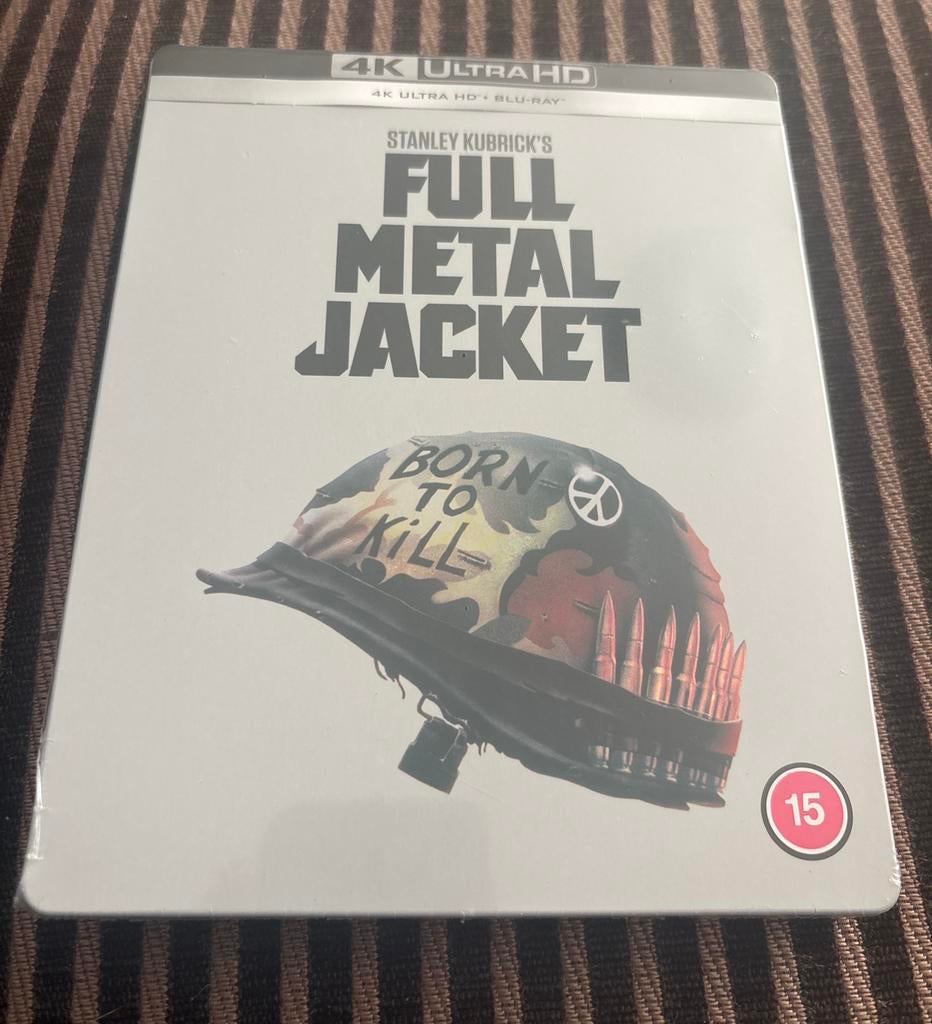 Full Metal Jacket 4K + Blu-Ray Steelbook Sealed, Ophalen of Verzenden, Zo goed als nieuw
