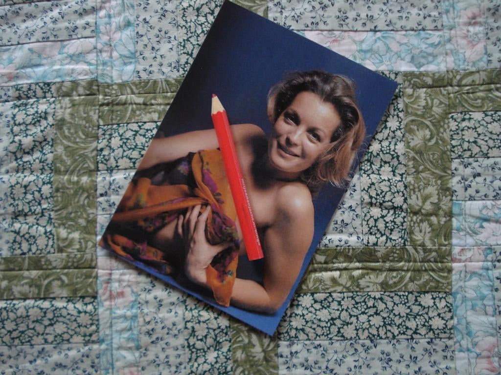 romy schneider/filmster/sissi/ fotokaart/ JJJJJ, Verzamelen, Verzenden, 1960 tot 1980, Ongelopen, Sterren en Beroemdheden