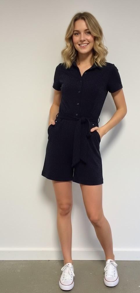 jumpsuit zip 73, Kleding | Dames, Jumpsuits, Zip 73, Verzenden, Zwart, Zo goed als nieuw