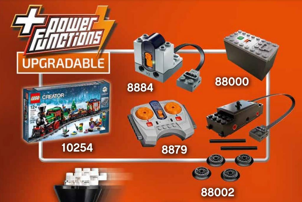 Lego Technic Power Functions voor de 10254 kersttrein, Ophalen of Verzenden, Zo goed als nieuw, Losse stenen, Lego