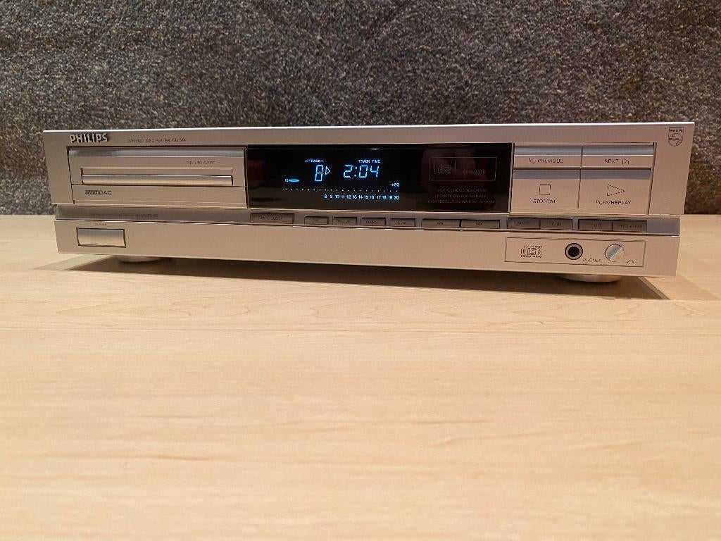 ✅ Philips CD614 ZILVER - Compact Disc Player, Audio, Tv en Foto, Cd-spelers, Ophalen of Verzenden, Refurbished, Philips