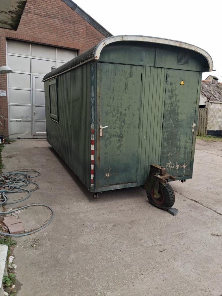 Schaftwagen/pipowagen mancave, Ophalen