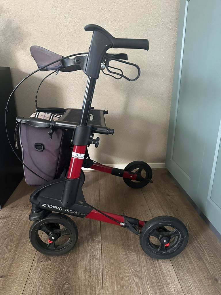 Topro Troja 2G lichtgewicht rollator, Diversen, Rollators, Gebruikt, Lichtgewicht, Opvouwbaar, Ophalen of Verzenden