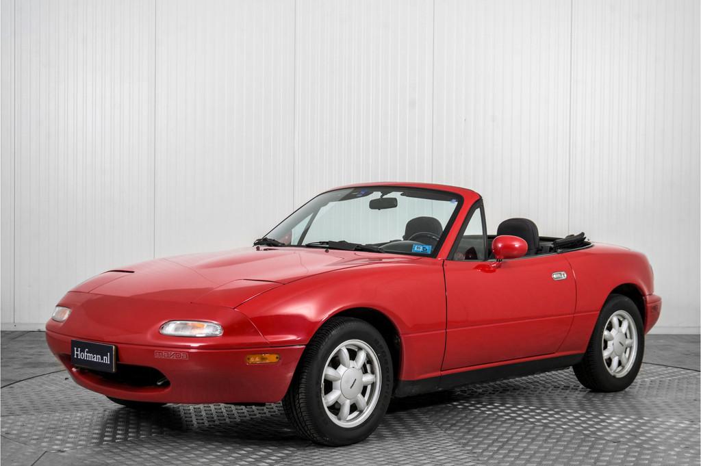 Mazda MX-5 Miata 1.6i-16V Uniek, 61000 miles. (bj 1992), Achterwielaandrijving, Gebruikt, 4 cilinders, Cabriolet