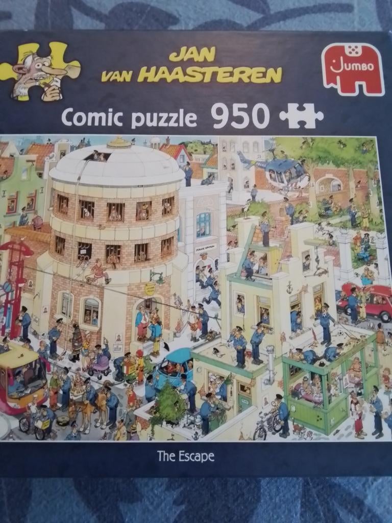 Jvh puzzel Escape met 950 stukjes blokker uitvoering., Ophalen, 500 t/m 1500 stukjes