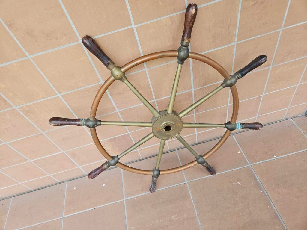 Antiek scheepsroer van Rosebank Ironworks Edinburgh, Ophalen of Verzenden