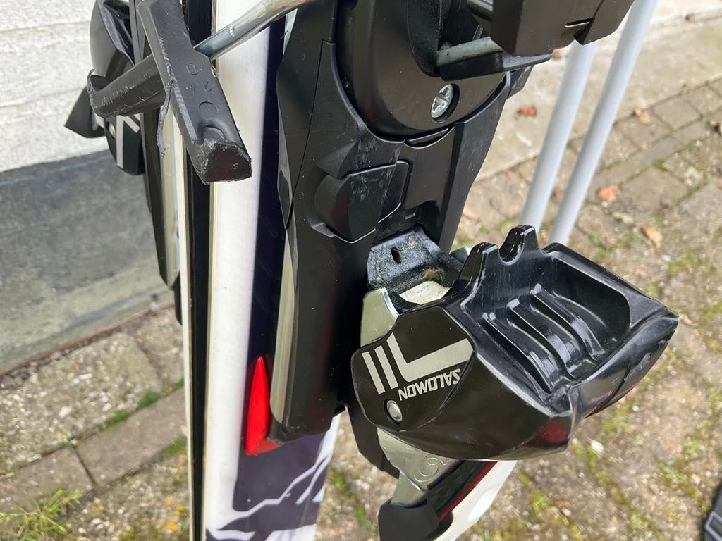 Salomon Xlinc ski set met travelbag, 160 tot 180 cm, Gebruikt, Salomon, Skiën