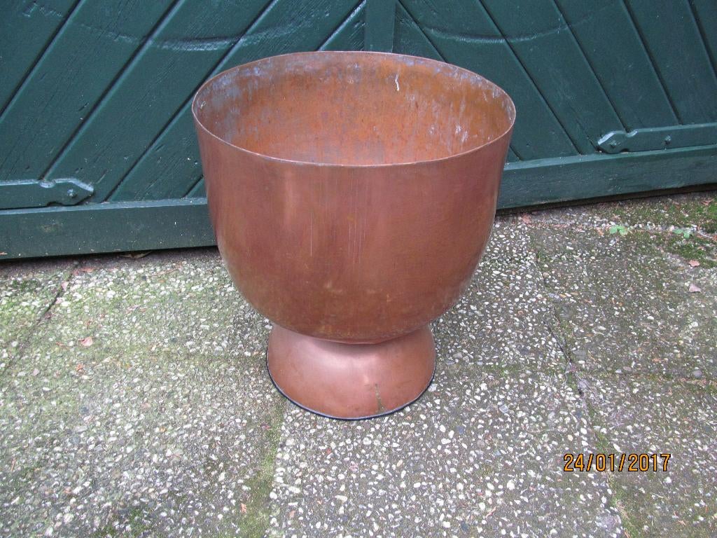 Koperen Houtbak, Ophalen of Verzenden, Koper