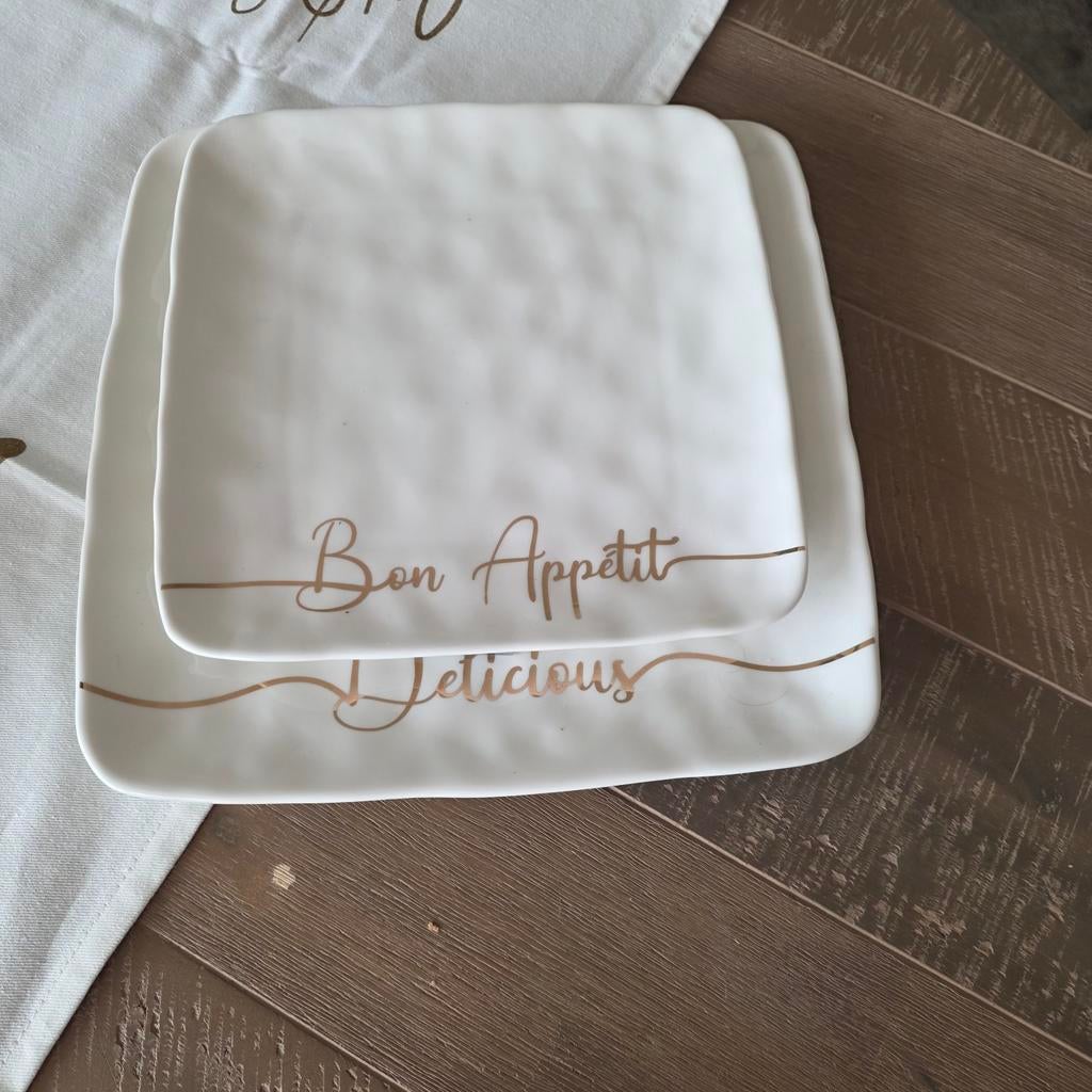 Super Mooie 2-Delige Bordenset van Rivièra Maison!!, Huis en Inrichting, Keuken | Servies, Ophalen of Verzenden