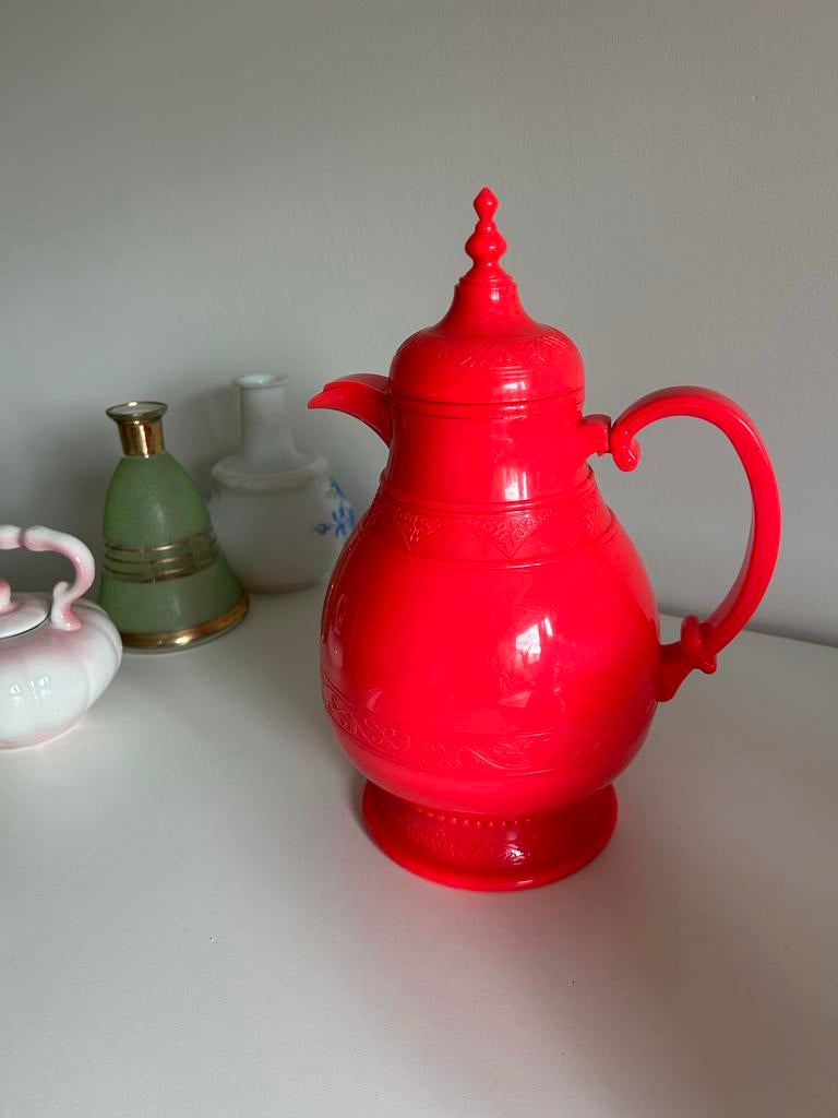 Fatima Thermoskan Rood/Oranje/Koraal/Roze - Z.G.A.N., Ophalen of Verzenden, Zo goed als nieuw