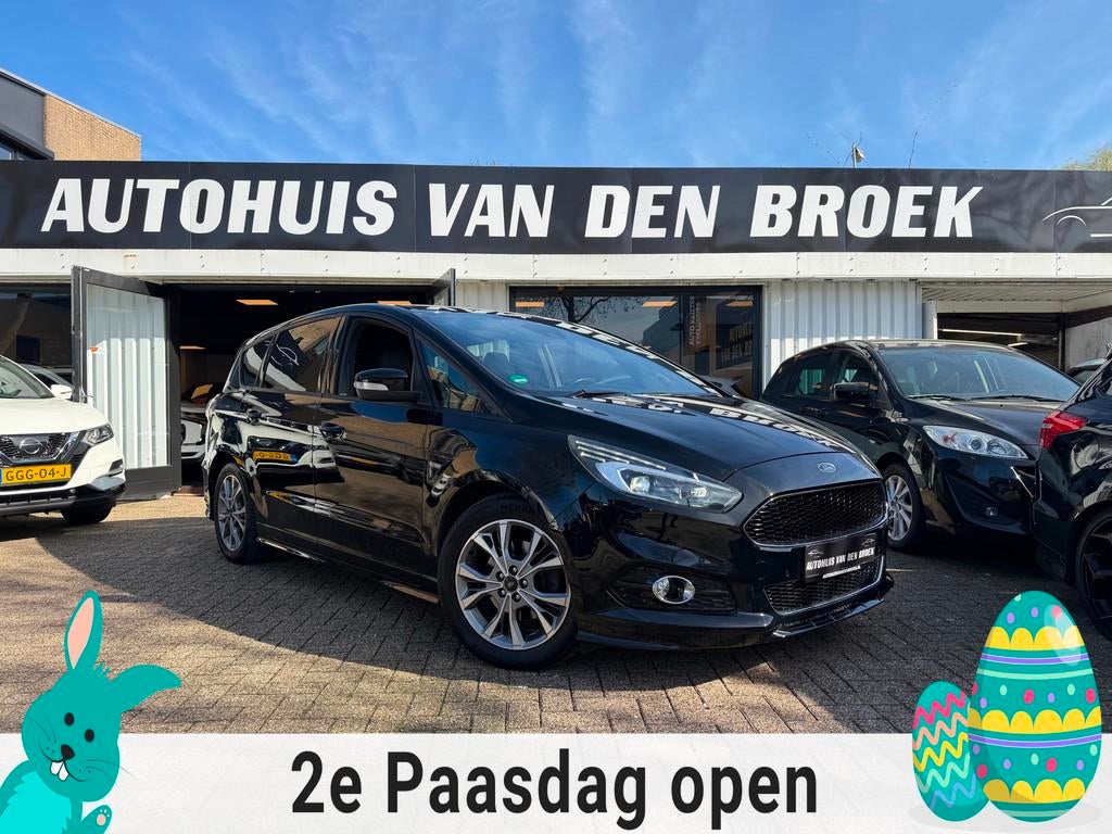 Ford S-Max 1.5|ST-Line|7Pers|Dealer OH|Xenon|Memory|Cruise|C, Voorwielaandrijving, 15 km/l, Zwart, 4 cilinders