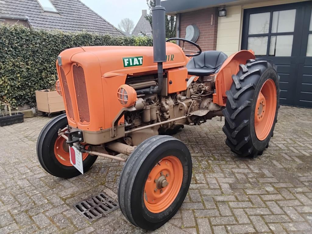 Fiat 411R Tractor - 40 PK, 4 Cilinder, Bouwjaar 1962, Zakelijke goederen, Agrarisch | Tractoren, Ophalen of Verzenden, Oldtimer