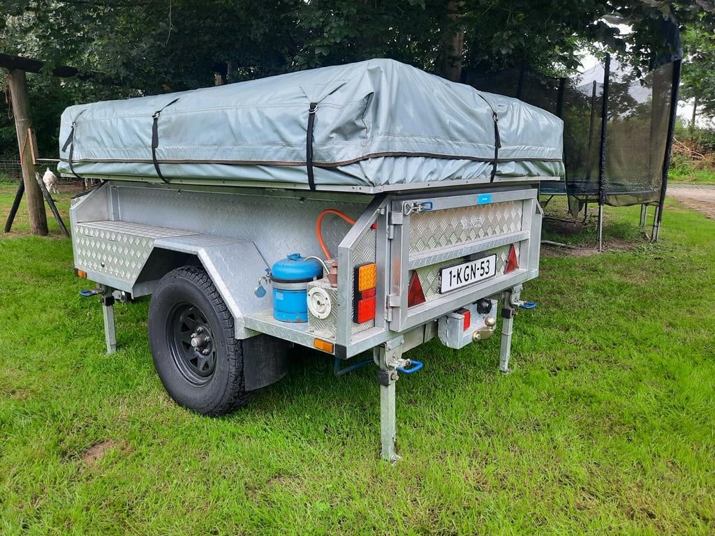 Off road tent trailer model Outback 4x4, Aanwezig, Grijs, Tot en met 5, Ophalen