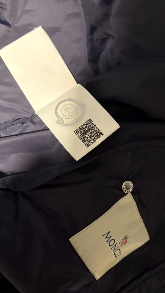 Moncler Windbreaker Maat S, Ophalen of Verzenden, Zo goed als nieuw, Blauw