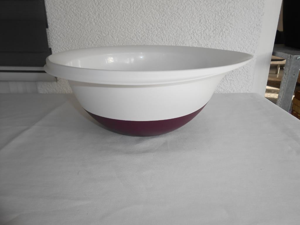 Tupperware Mixkom Mengkom 3L Wit/Paars NIEUW, Huis en Inrichting, Keuken | Tupperware, Nieuw, Bak of Kom, Wit, Paars, Ophalen of Verzenden