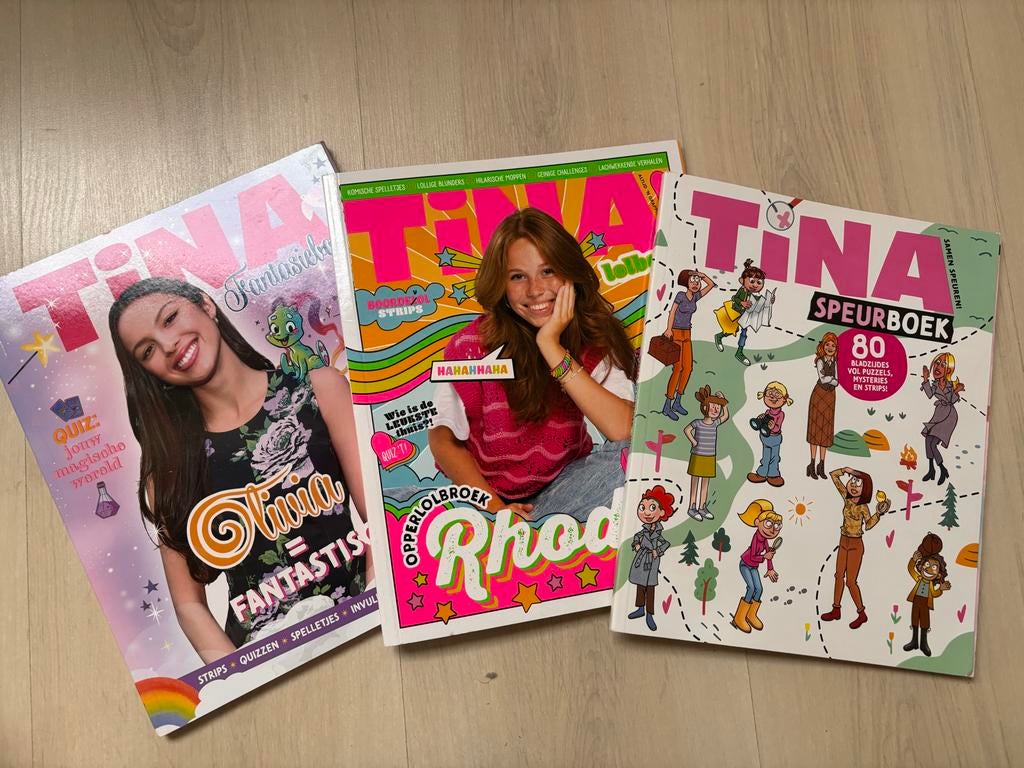 Tina tijdschriften en speurboek, Boeken, Ophalen of Verzenden, Gelezen, Damesbladen