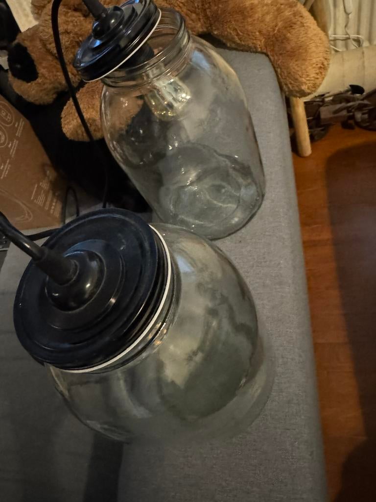 Twee  potten  met licht, Ophalen of Verzenden, Zo goed als nieuw